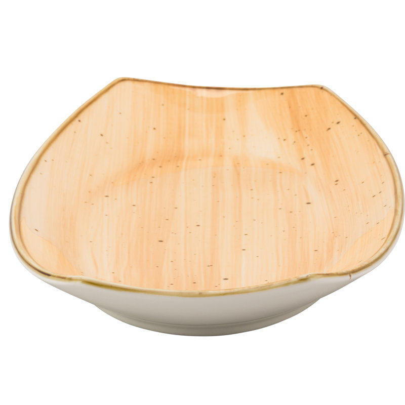 Ten Strawberry Street Santa Fe Rectangle Maize Platter, Orange