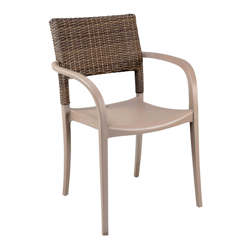 Grosfillex Java Stackable, French Taupe, 16