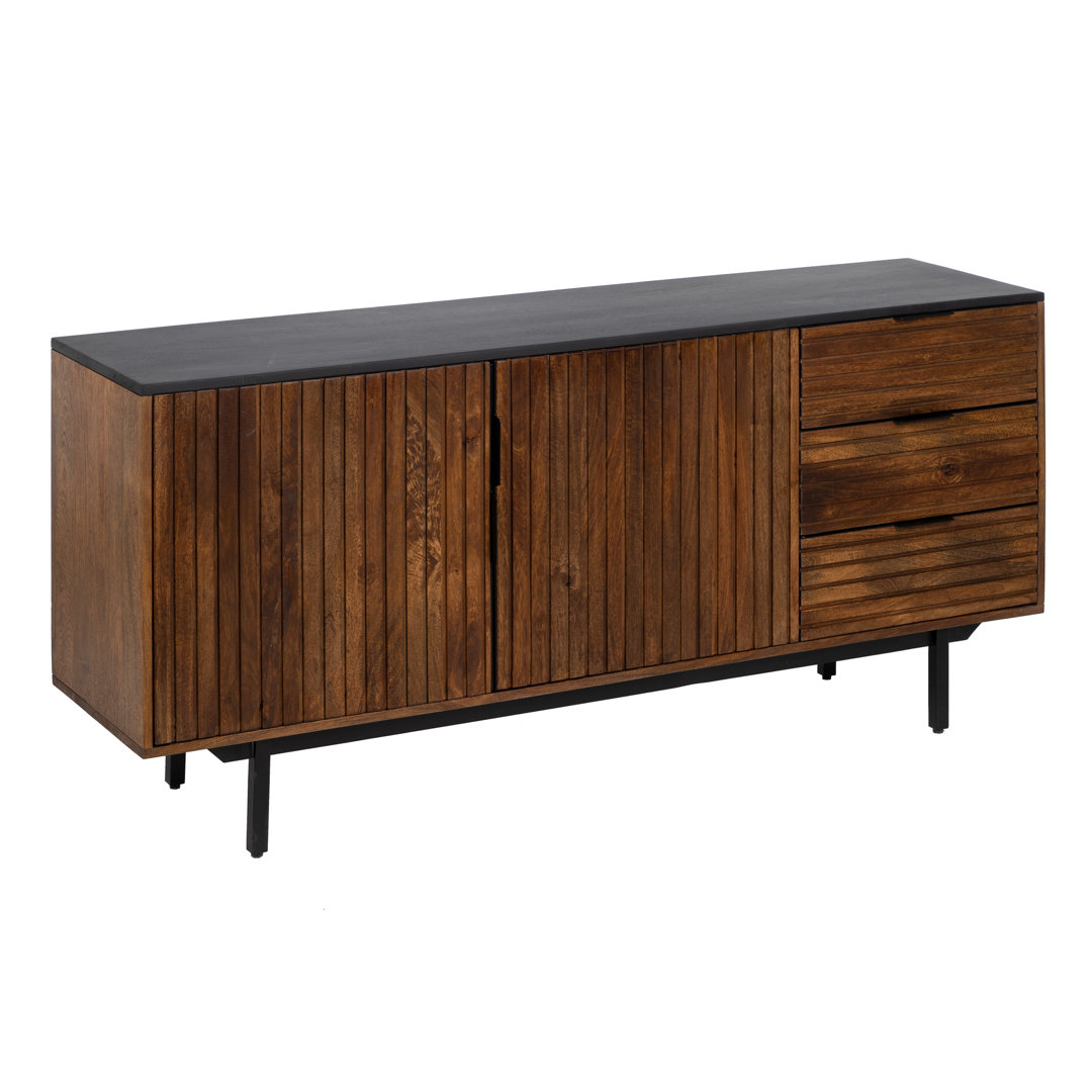 Sideboard Corington aus Massivholz 160 cm