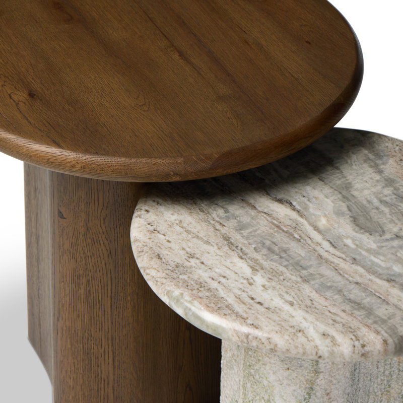 Waylie Nesting End Tables-Rustic Fawn