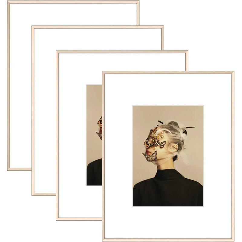 Set Of 4 8.5x11 Picture Frames