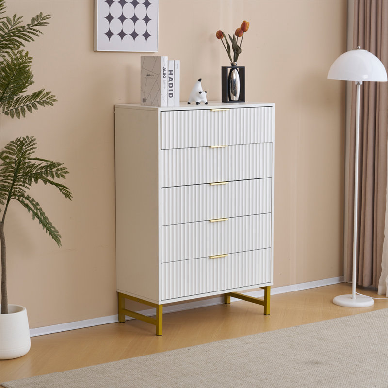 Majzara 49cm W Chest of Drawers, White