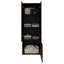 Armoire, 3 portes, 3 tablettes wengé