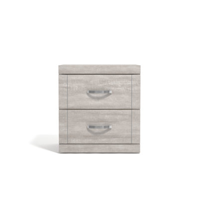 Avigail 20.31" 2 Drawer Nightstand