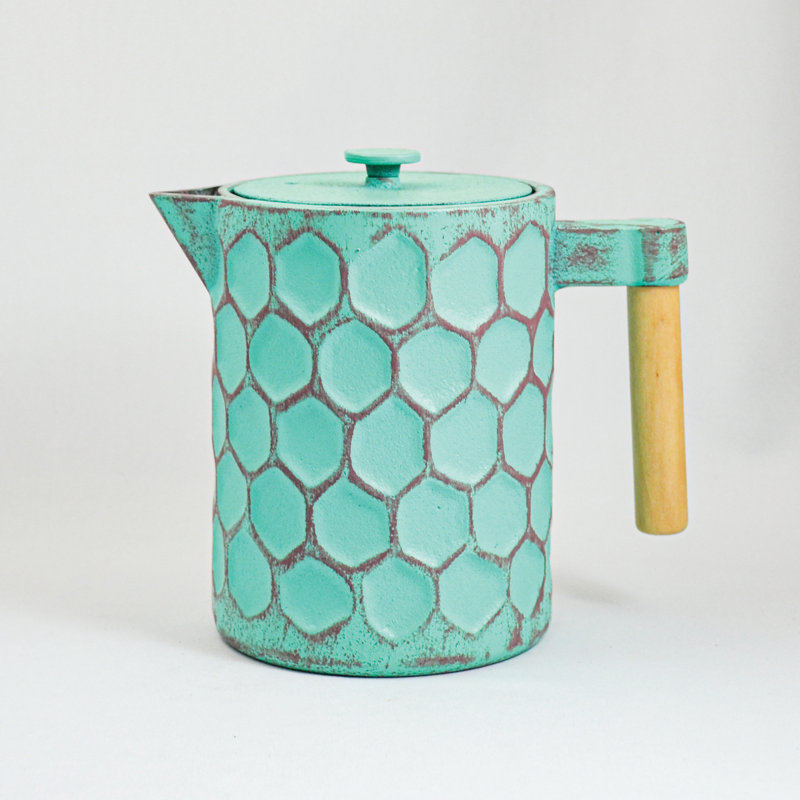 August Grove Bolyard 12ml Teapot, Blue