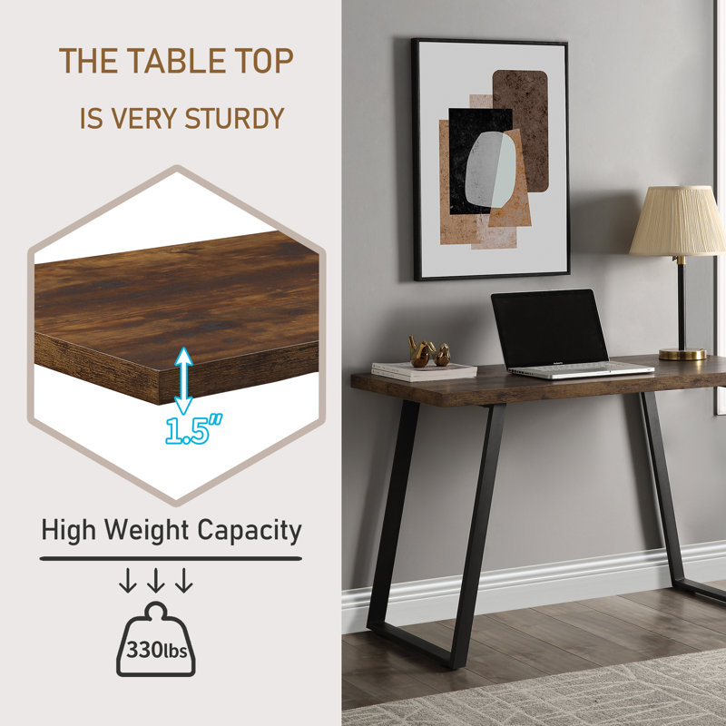 Metal Base Writing Desk