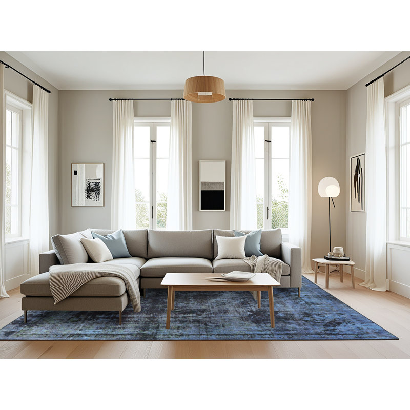 Abstract Indoor Rug, Rectangle 8' x 10'