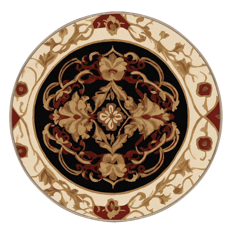 Baroque Bloom Rug, Round 4'
