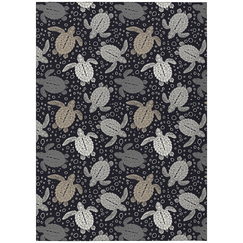 Wille Washable Indoor / Outdoor Rug, Rectangle 5' x 7'6"