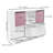 Bookcase With Collapsible Fabric Drawers
