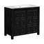 Meuble-lavabo double de 72 po - Finition, lavabos en céramique, portes, espace de rangement spacieux avec éviers, pour les articles de bain essentiels