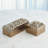 Pebbles Rectangular Box-Bronze