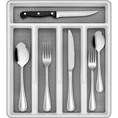 Lark Manor Sharene Stainless Steel Flatware Set - Service for 8