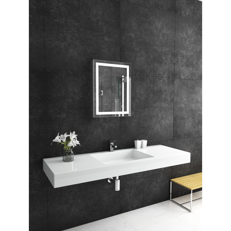 Miroir de salle de bain/meuble-lavabo à del lumineux Bolyard