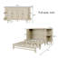 Armoire-lit en bois de pin massif avec station de charge et 2 tablettes ouvertes-1380467711-1380467704