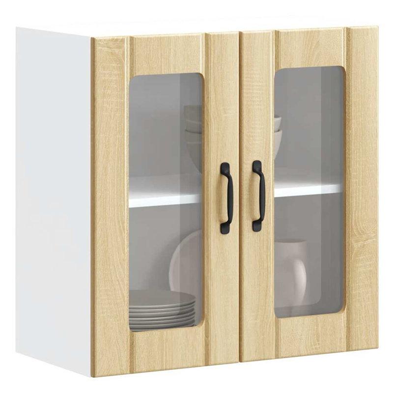 Armoire murale vidaXL, H 23,62 po x l 23,62 po x P 12,20 po, Chêne Sonoma