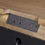 Metal Base Latte Sideboard