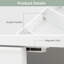 Armoire de rangement murale pour salle de bain H 26 po x l 22 po-458881937