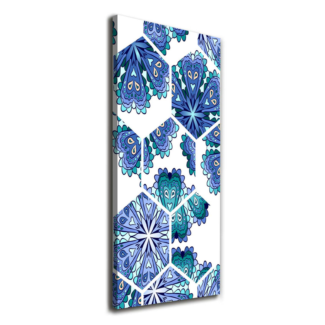 Elemente des Mandalas - Kunstdrucke auf Leinwand - Wrapped Canvas