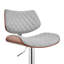 Tabouret de bar pivotant à hauteur réglable avec base à piédestal Attie-1312629160-1312629163
