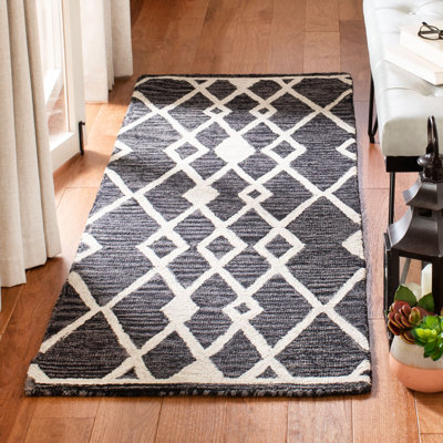 Tapis en laine touffeté à la main Vedika