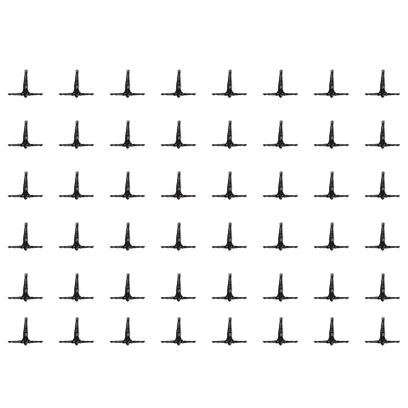 Sculpture murale classique Wall Diver Home Decor | 48 pièces | Noir |