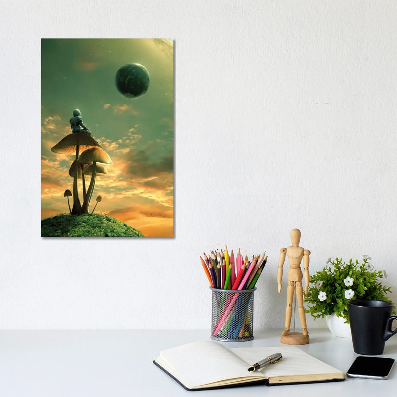 A Trip II by Nicebleed - Gallery-Wrapped Canvas Giclée on Canvas, Wrapped Canvas, 20.32 cm H x 30.48 cm W