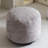 Round Corduroy Pouf Ottoman