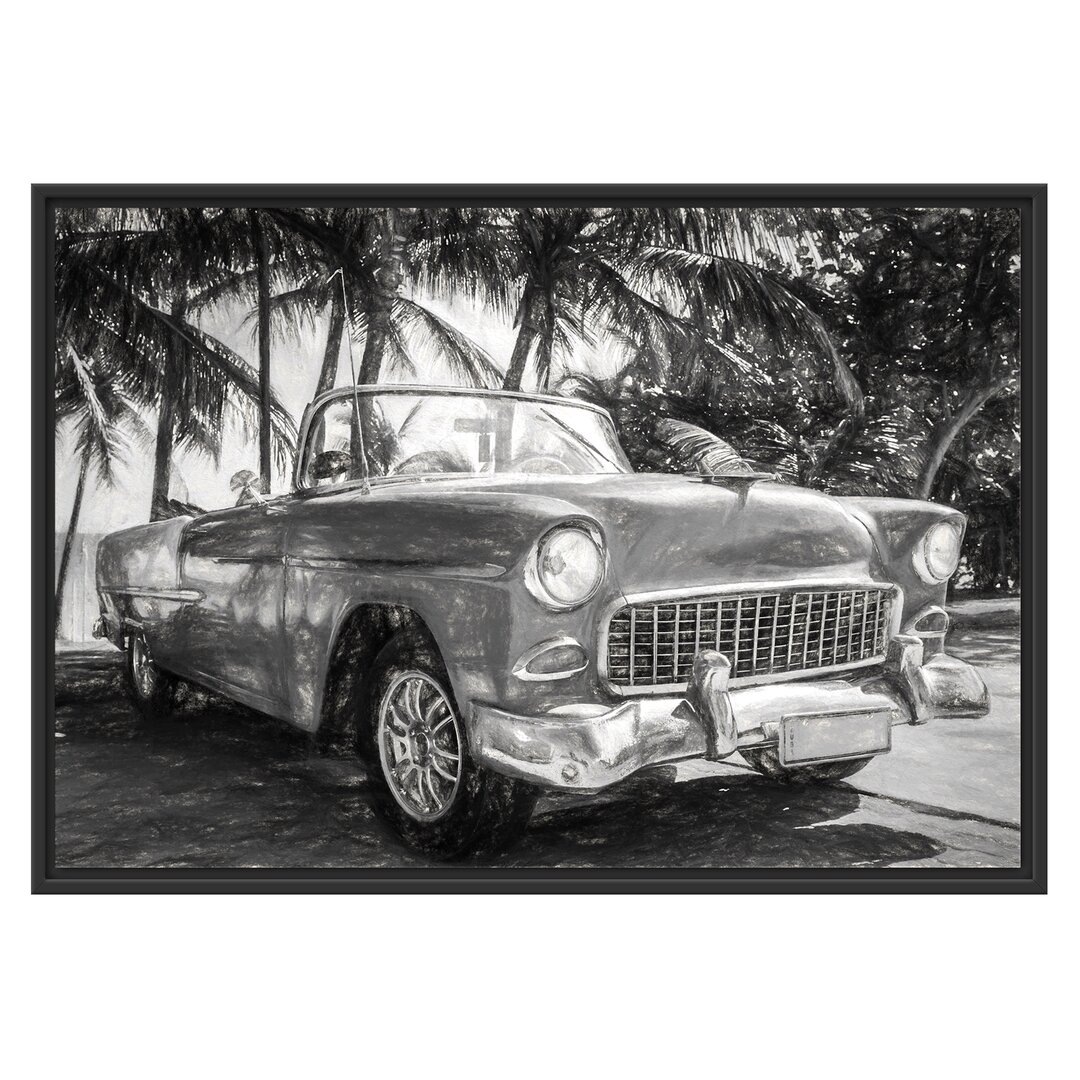 Gerahmtes Poster Kuba Varadero Oldtimer Kunst