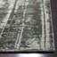 Tapis argenté tissé à plat à la main à motif abstrait Zowie-23203205