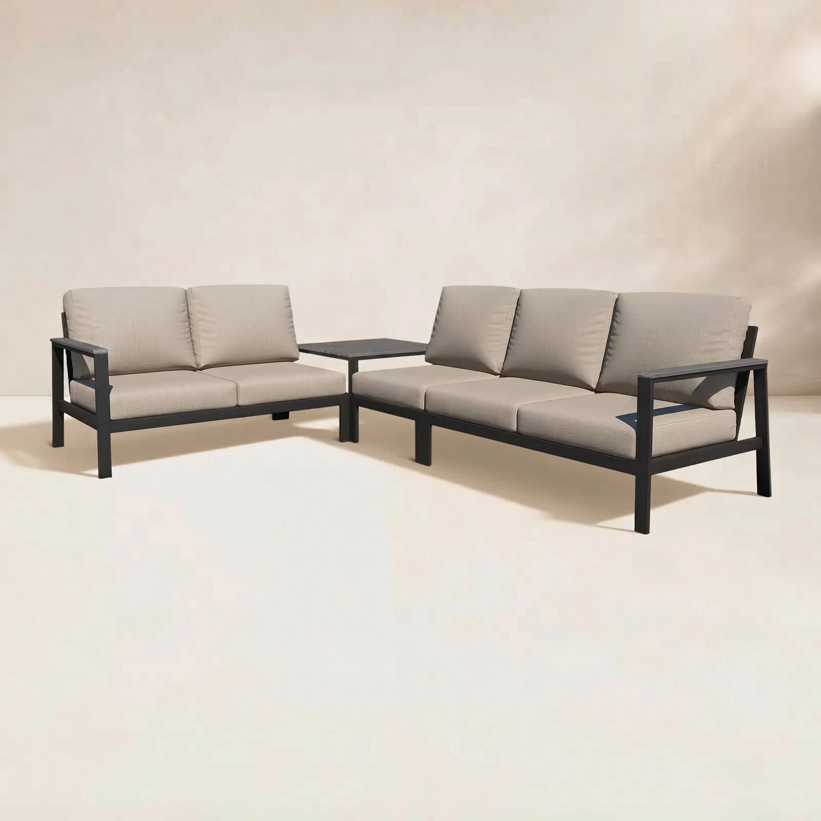 Townsend 5-Person Sunbrella® Patio Seating Group, Cast Silver