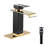 Single Hole Faucet Single-handle Waterfall Bathroom Faucet with Drain Assembly-88740460