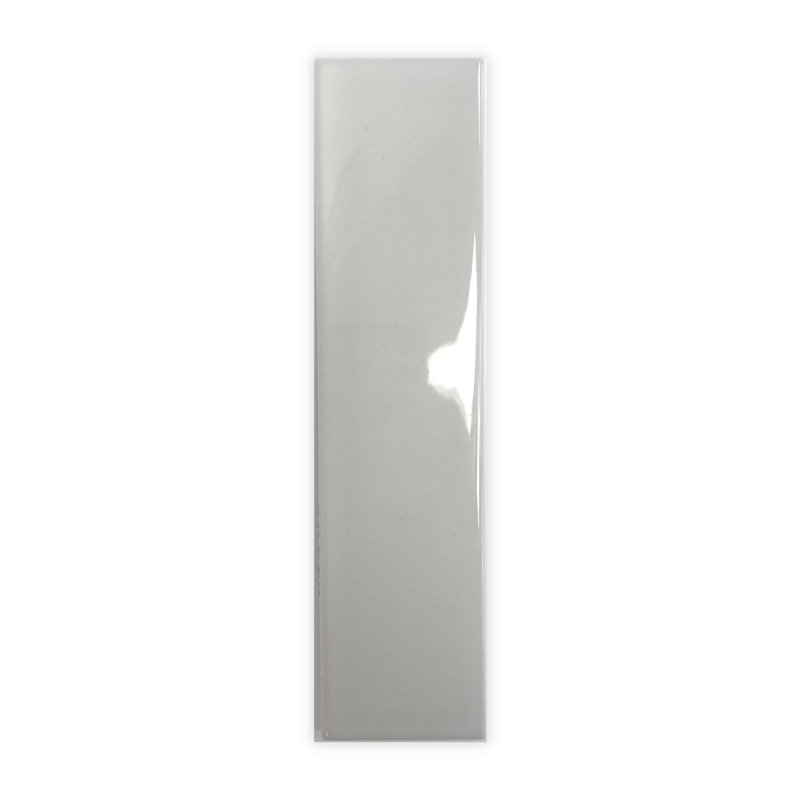3" X 12" Ceramic Subway Wall Tile, Light Gray