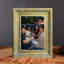 Cadre photo 3 lignes épurées avec affichage horizontal ou vertical Antique Gold 3 PCS 8 po x 10 po