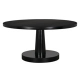 Stella Round Mahogany Wood Dining Table