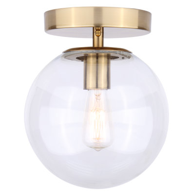 Requin Glass Flush Mount