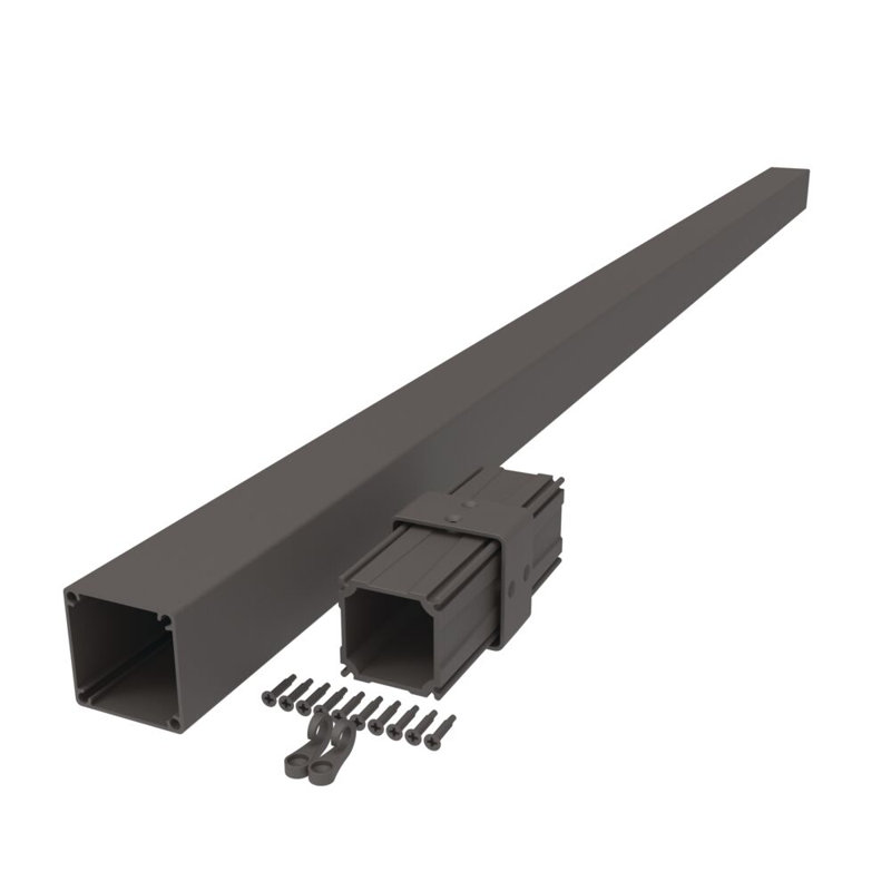 Versarail Post Extension Kit, Matte Black