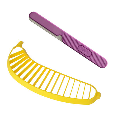Banana Slicer & Breader Spreader Purple Set