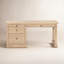 Bureau en bois 4 tiroirs Shorecrest-1844893675