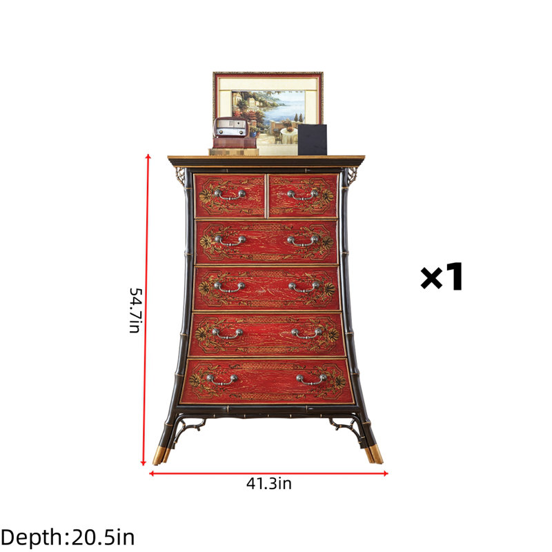 Commode d'appoint moderne et rétro