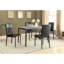 Ensemble de 2 chaises d'appoint rembourrées en similicuir