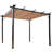Outsunny Pergola with Retractable Shade Canopy, Aluminum-98228985-89289966