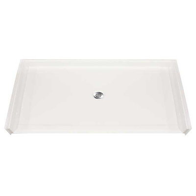 Base de douche à seuil simple l 60 po x p 50 po