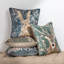 Avebury Hare Abstract Navy Square Cushion