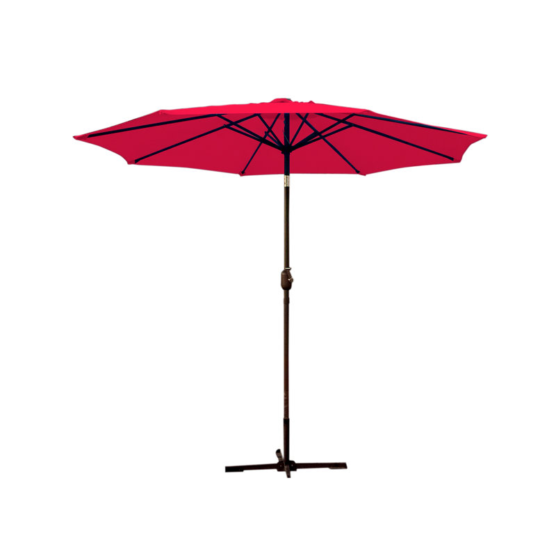 Parasol 9" Market, Rouge, Bronze