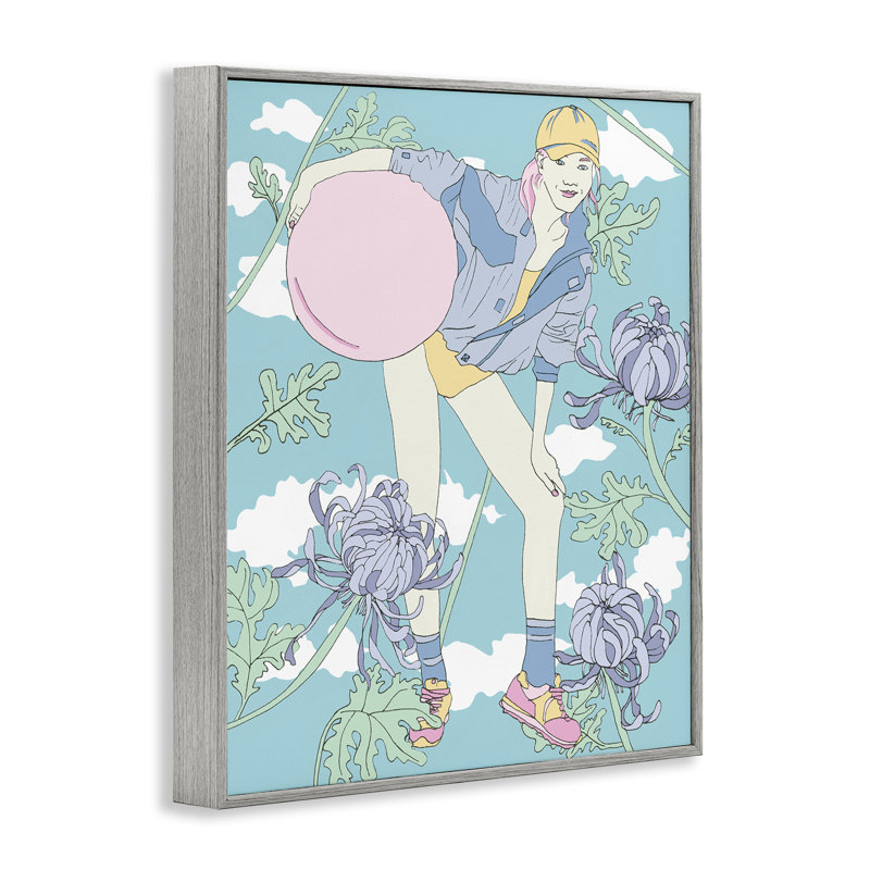  Balle d'exercice pastel encadrée, art giclée par Melissa Wang, H 20 po x l 16 po, Estampe numérique Farmhouse