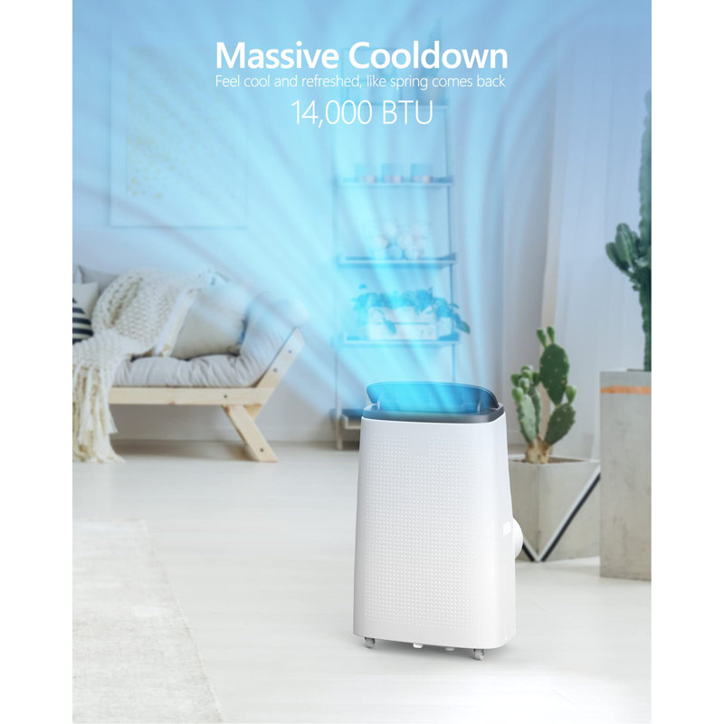 Climatiseur portatif 14 000 BTU avec télécommande