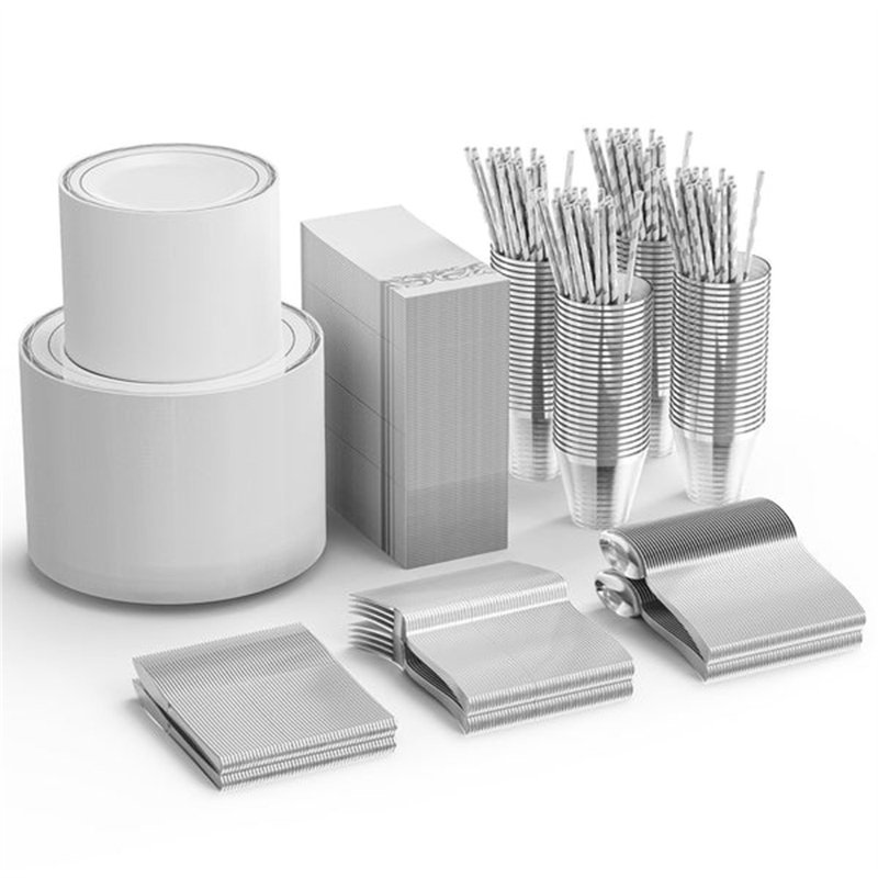 Ensemble d'articles de fête, Argent, Ensemble de 50