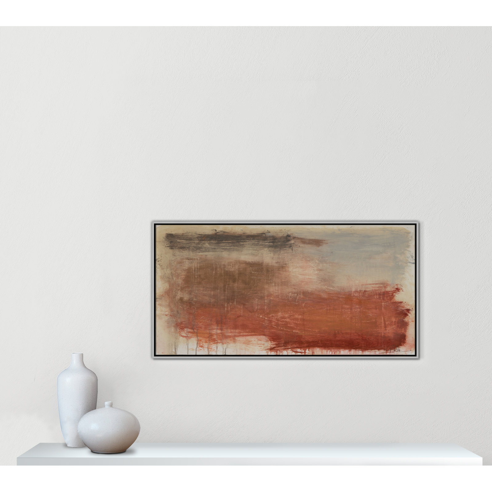 Colin "Autumn Over The Riviera" Print, 25.5" H x 49.5" W, Silver