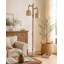 Lampe sur pied Creative Natural Natural Wood